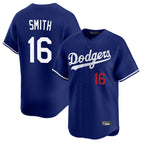 LA.Dodgers #16 Will Smith Player Royal Limited Home Ddoa Stitched Jerseys