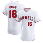 LA.Angels #16 Yusei Kikuchi Player White Limited Elite Ddoa Stitched Home Jerseys
