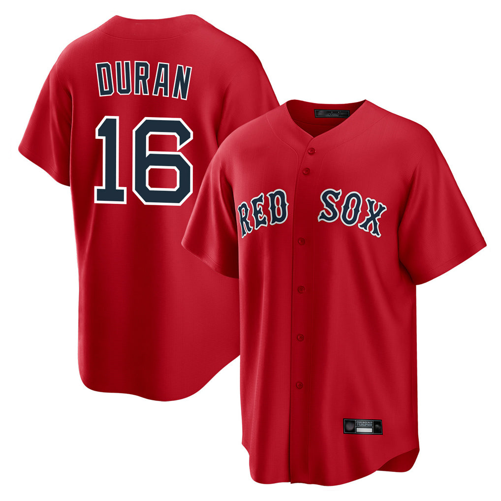 B.Red Sox #16 Jarren Duran Player Red Home Game Ddoa Stitched Jerseys