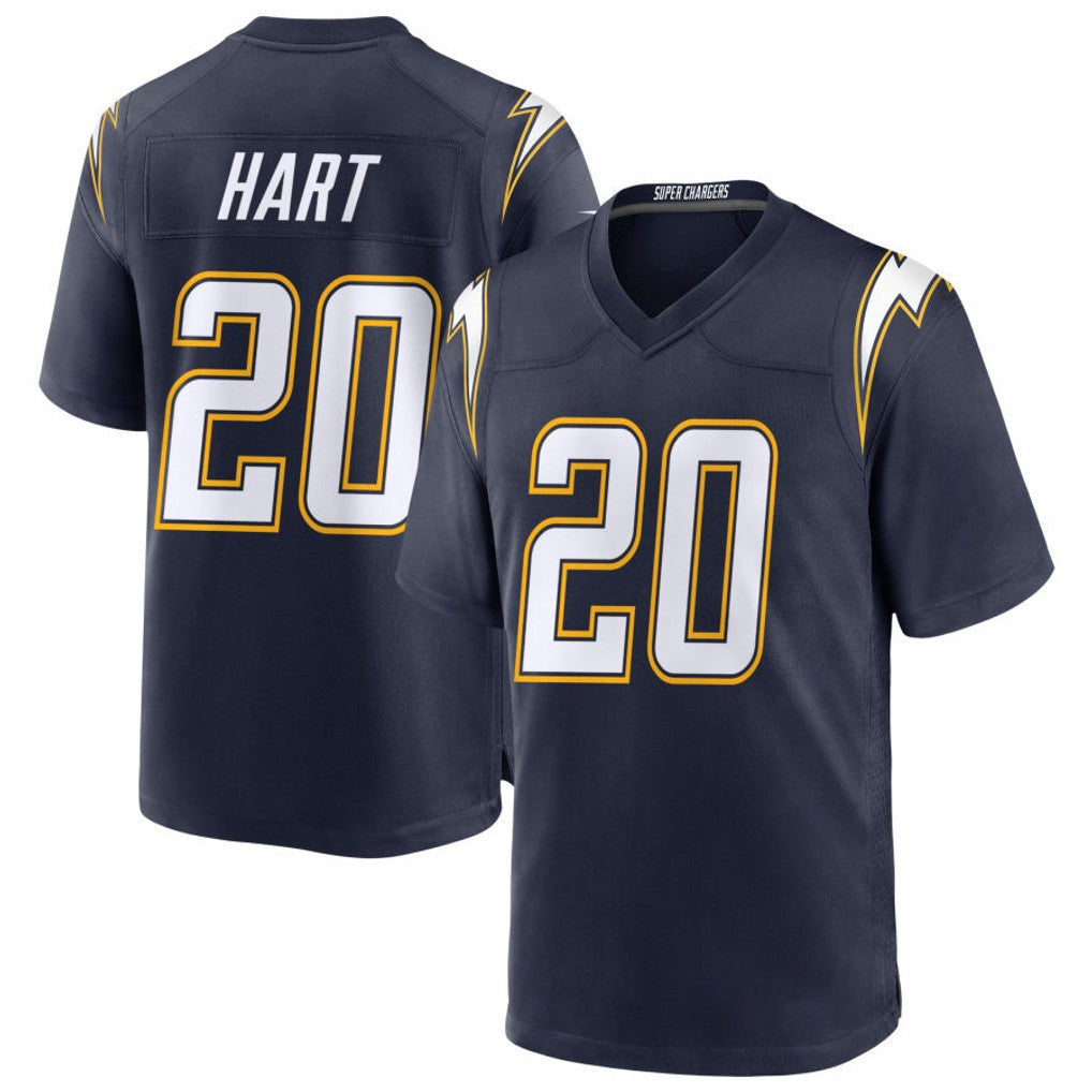 LA.Chargers #20 Cam Hart Player Navy Alternate Home Game Ddoa Stitched Jerseys