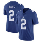 NY.Giants #2 Deonte Banks Player Royal Limited Vapor Untouchable Home Game Ddoa Stitched Jerseys