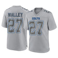 IN.Colts #27 Justin Walley Player Gray Atmosphere Fashion Home Game Ddoa Stitched Jerseys
