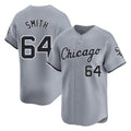 C.White Sox #64 Shane Smith Player Gray Road Limited Home Ddoa Stitched Jerseys
