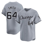 C.White Sox #64 Shane Smith Player Gray Road Limited Home Ddoa Stitched Jerseys