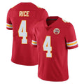 KC.Chiefs #4 Rashee Rice Player Red Limited Vapor Untouchable Home Game Stitched Jerseys