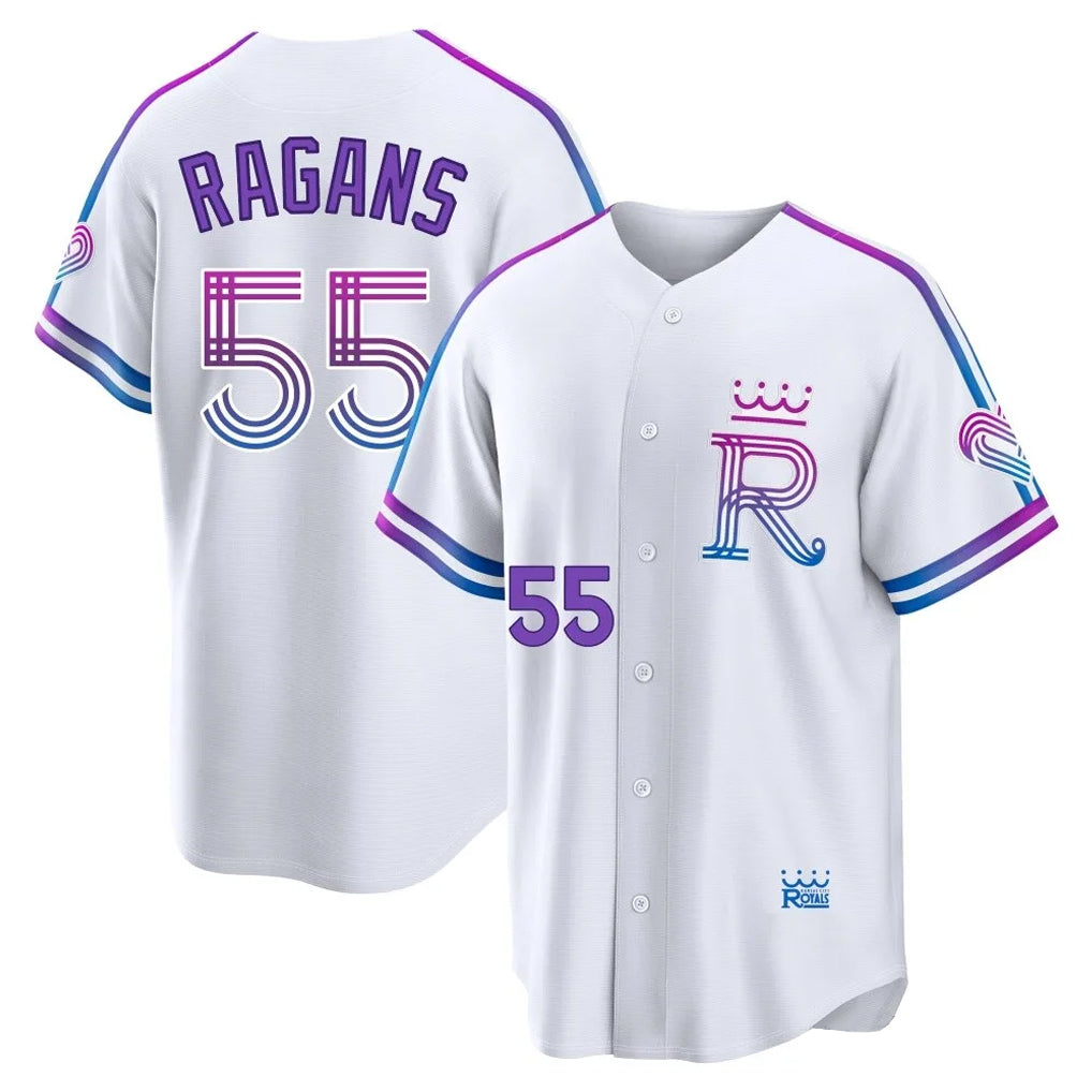 KC.Royals #55 Cole Ragans Player White 2026 City Connect Limited Home Ddoa Stitched Jerseys