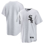 C.White Sox ## White Sox Blank Player White Stripe Home Game Ddoa Stitched Jerseys