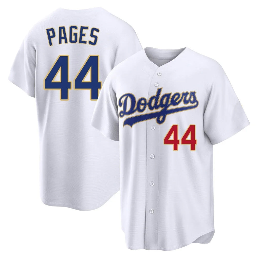 LA.Dodgers #44 Andy Pages Player Gold White 2026 Collection Stadium Limited Ddoa Stitched Jerseys