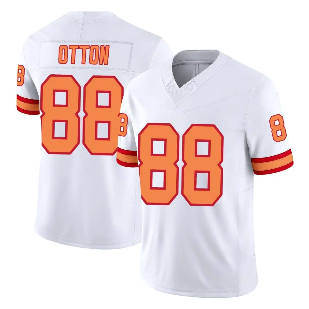 TB.Buccaneers #88 Cade Otton Player White Limited '76 Vapor F.U.S.E. Home Game Ddoa Stitched Jerseys