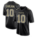 NO.Saints #10 Daniel Carlson Player Black Carbon Fashion Home Game Ddoa Stitched Jerseys