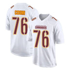 W.Commanders #76 Sam Cosmi Player White Tundra Fashion Home Game Ddoa Stitched Jerseys