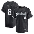 C.White Sox #8 Kyle Teel Player Black City Connect Limited Home Ddoa Stitched Jerseys
