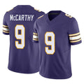 M.Vikings #9 J.J. McCarthy Player Purple Limited Classic Vapor F.U.S.E. Home Game Ddoa Stitched Jerseys