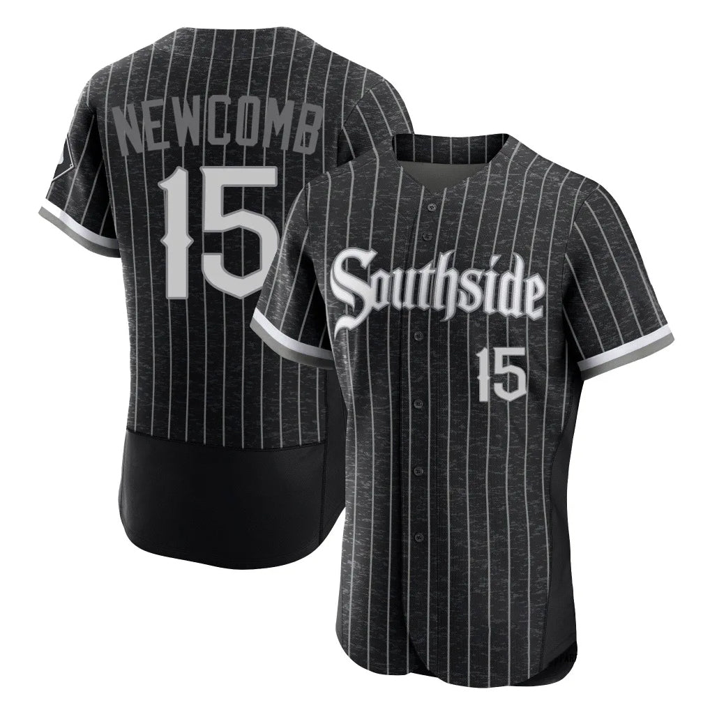 C.White Sox #15 Sean Newcomb Player Black City Connect Limited Elite Home Ddoa Stitched Jerseys