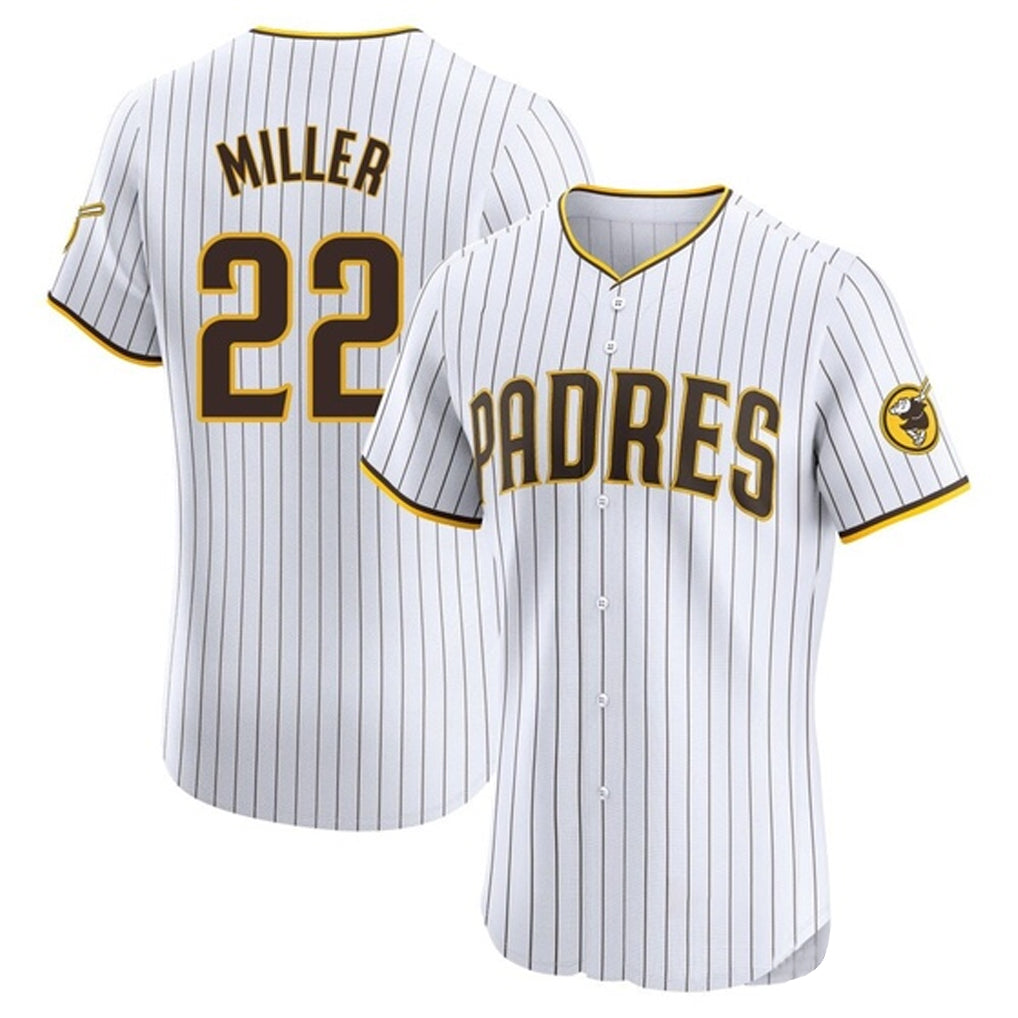 S.Diego Padres #22 Mason Miller Player White Home Limited Elite Ddoa Stitched Jerseys