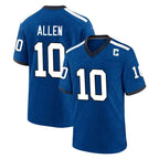IN.Colts #10 Keenan Allen Player Royal Alternate Indiana Nights Home Game Ddoa Stitched Jerseys
