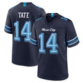 T.Titans #14 Carnell Tate Player Navy 2026 Rivalries Collection Home Game Ddoa Stitched Jerseys