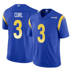 LA.Rams #3 Kam Curl Player Royal Limited Vapor F.U.S.E. Home Game Ddoa Stitched Jerseys