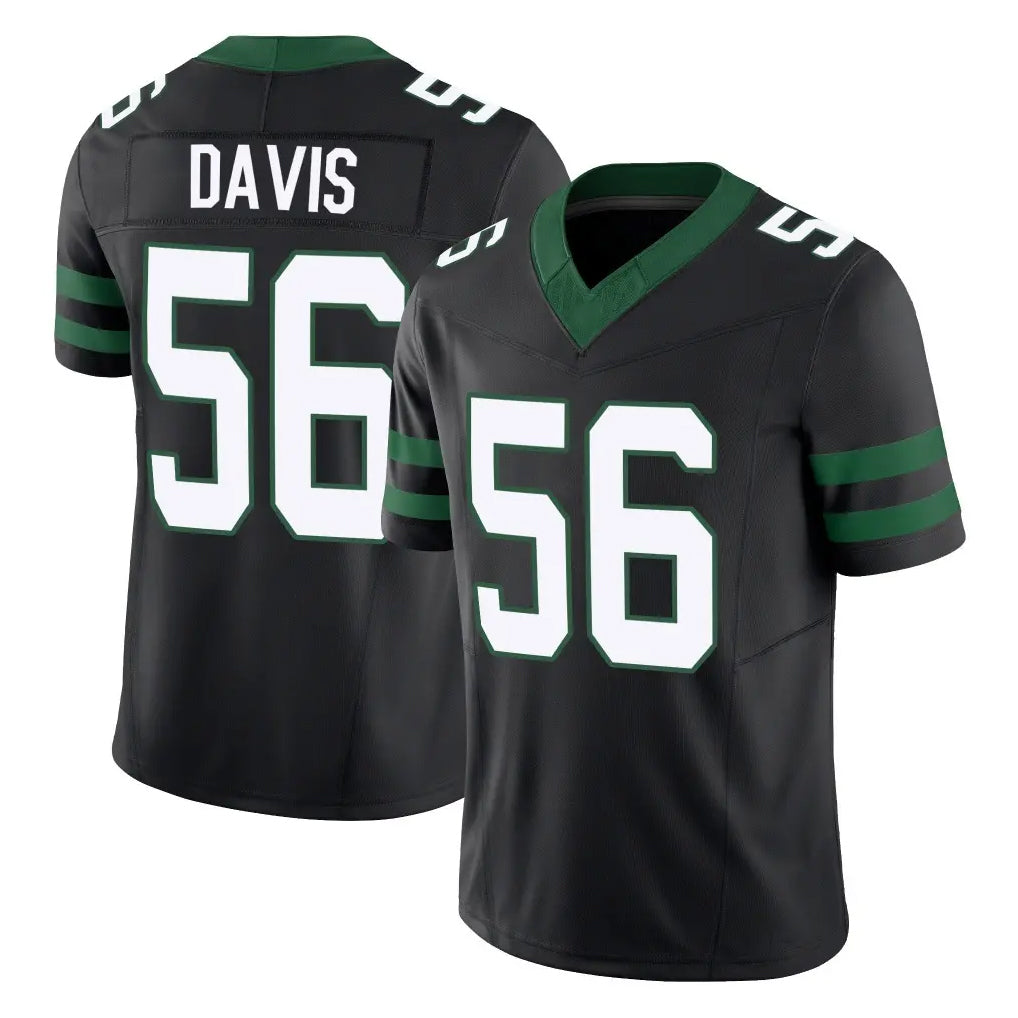 NY.Jets #56 Demario Davis Player Black Limited Legacy Vapor F.U.S.E. Home Game Ddoa Stitched Jerseys