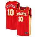 Ddoa A.Hawks #10 Zaccharie Risacher Red 2024 Draft Fast Break Player Jerseys - Icon Edition