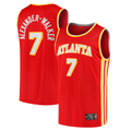 Ddoa A.Hawks #7 Nickeil Alexander-Walker Red Fast Break Replica Jerseys - Icon Edition