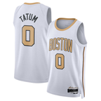 Ddoa B.Celtics #0 Jayson Tatum White 2025 2026 Swingman Jerseys - City Edition