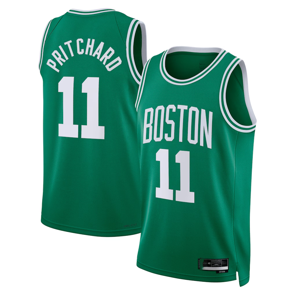 Ddoa B.Celtics #11 Payton Pritchard Kelly Green Swingman Jerseys - Icon Edition