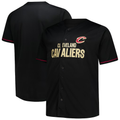 Ddoa C.Cavaliers Black Big & Tall Pop Full-Button Jerseys