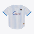 Ddoa C.Cavaliers Mitchell & Ness White Head Coach Pinstripe Mesh Full-Button Baseball Jerseys