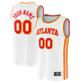 Ddoa Custom A.Hawks White Fast Break Replica Jerseys - Association Edition