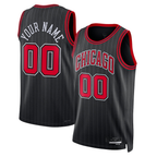 Ddoa Custom C.Bulls Black 2022-23 Swingman Jerseys - Statement Edition