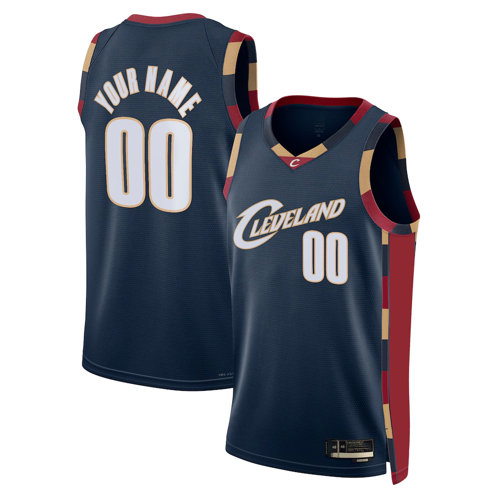 Ddoa Custom C.Cavaliers Navy Swingman Jerseys - Classic Edition