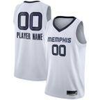 Ddoa Custom M.Grizzlies White 2020-2021 Swingman Stitched Jerseys - Association Edition