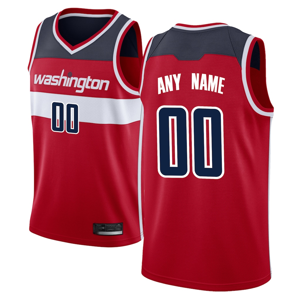Ddoa Custom W.Wizards Red Swingman Jerseys - Icon Edition