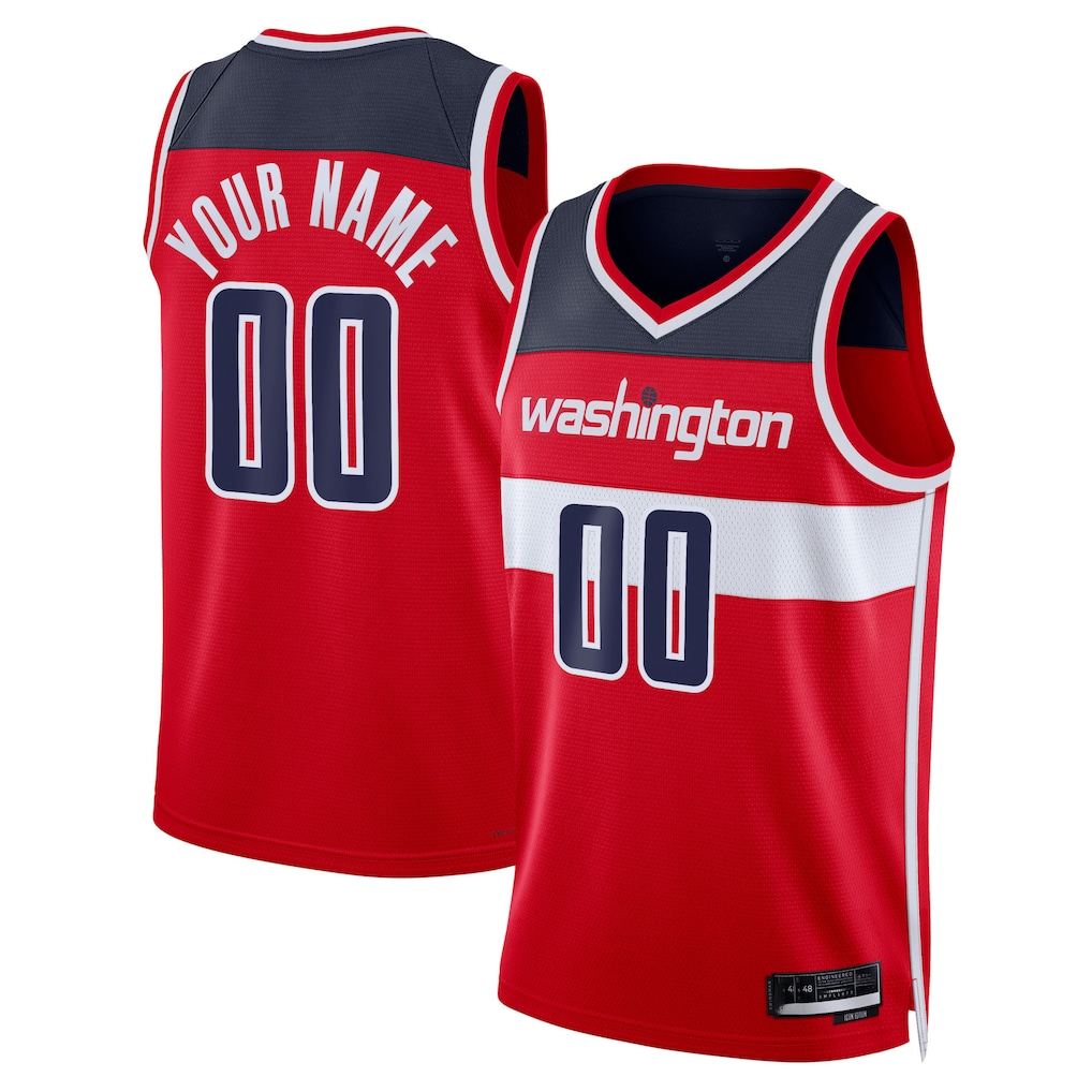 Ddoa Custom W.Wizards Red Swingman Jerseys - Icon Edition