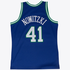 Ddoa D.Mavericks #41 Dirk Nowitzki Road 1998-99 Mitchell & Ness Swingman Stitched Jerseys