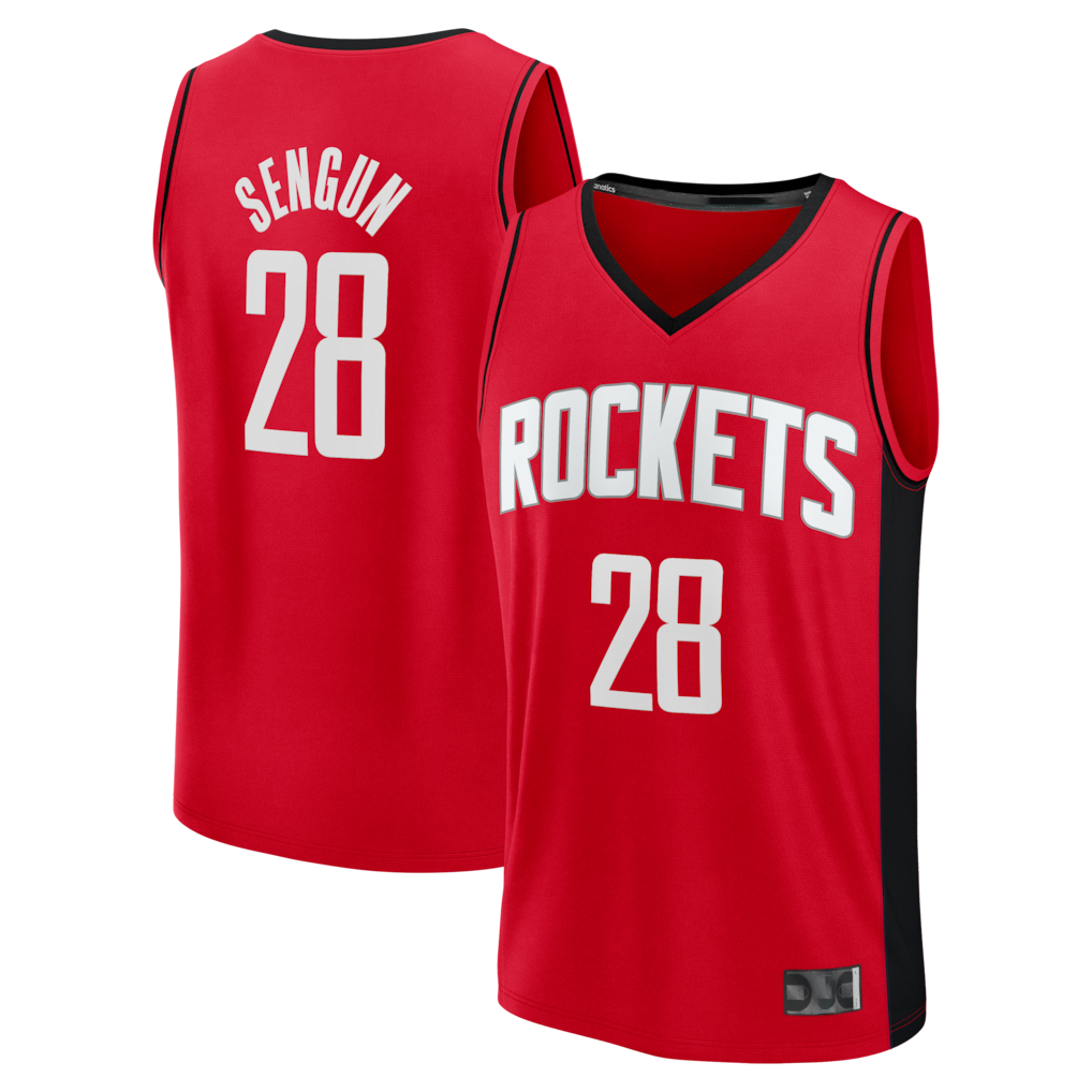Ddoa H.Rockets #28 Alperen Sengun Red Fast Break Replica Stitched Jerseys-Icon Edition