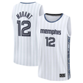 Ddoa M.Grizzlies #12 Ja Morant White 2025-2026 City Edition Fast Break Stitched Jerseys