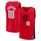 Ddoa PT.Blazers Fanatics Red Fast Break Replica Jerseys - Statement Edition