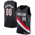 Ddoa PT.Blazers #00 Scoot Henderson Black Swingman Jerseys - Icon Edition