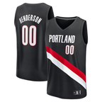 Ddoa PT.Blazers #00 Scoot Henderson Fanatics Black Fast Break Replica Jerseys - Icon Edition