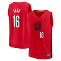 Ddoa PT.Blazers #16 Yang Hansen Fanatics Red Fast Break Replica Jerseys - Statement Edition