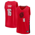 Ddoa PT.Blazers #16 Yang Hansen Fanatics Red Fast Break Replica Jerseys - Statement Edition