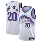 Ddoa U.Jazz #20 Jaren Jackson Jr. White Swingman Jerseys - Association Edition
