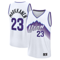 Ddoa U.Jazz #23 Lauri Markkanen Fanatics White Fast Break Replica Player Jerseys - Association Edition