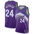 Ddoa U.Jazz #24 Walker Kessler Purple Swingman Jerseys- Icon Edition