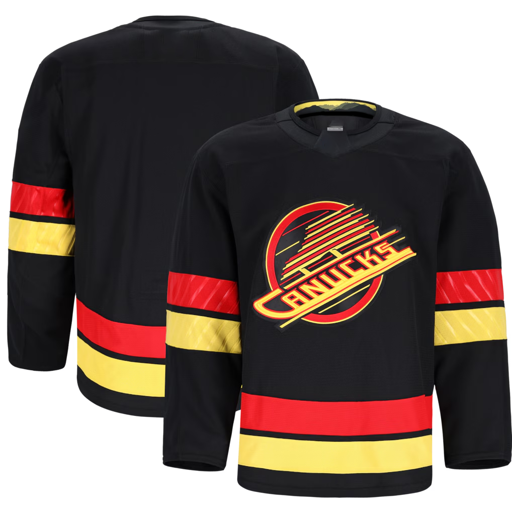 Ddoa V.Canucks Black Alternate Authentic Pro Jerseys