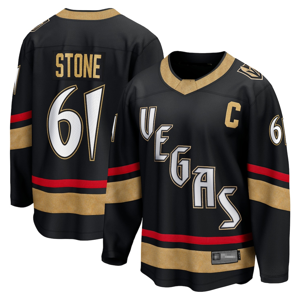 Ddoa V.Golden Knights #61 Mark Stone Black Special Edition 2.0 Breakaway Player Jerseys