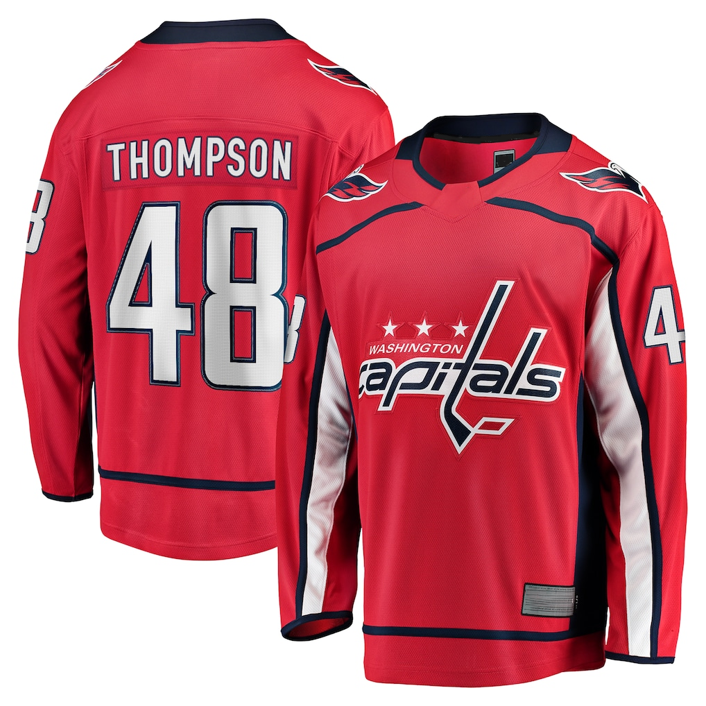 Ddoa W.Capitals #48 Logan Thompson Red Home Premier Breakaway Player Jerseys