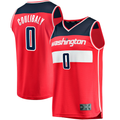 Ddoa W.Wizards #0 Bilal Coulibaly Red Fast Break Replica Jerseys - Icon Edition